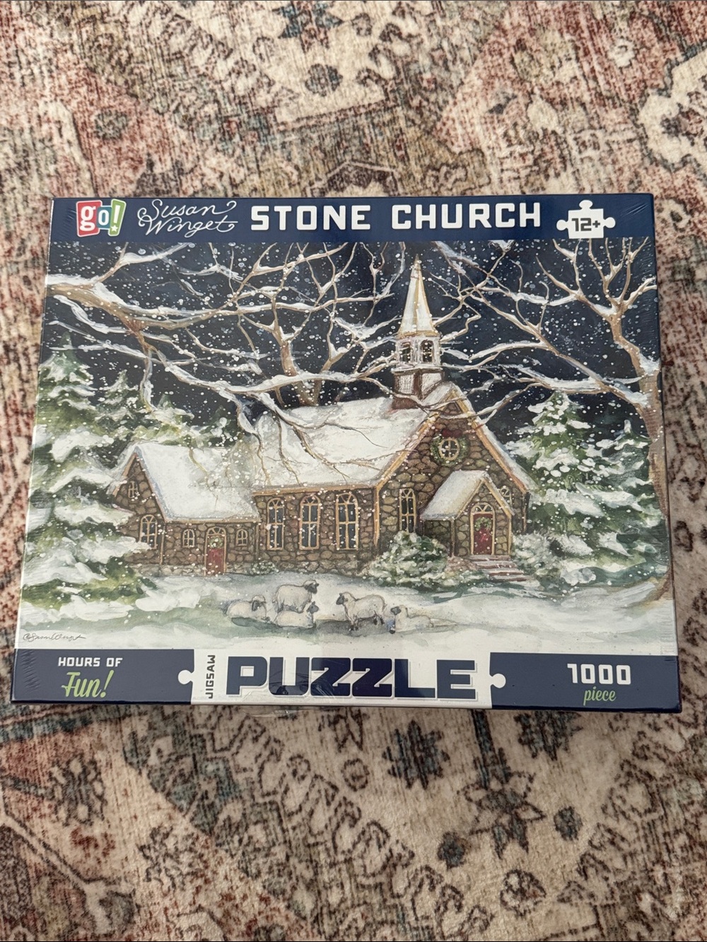 NWT Susan Winget Stone Church 1000 Piece Puzzle